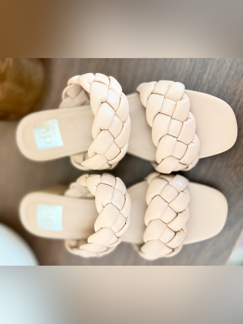 DV Dolce Vita Women's Stacey Braided Sandals in nude 7.5 natural nude color - Picture 7 of 13